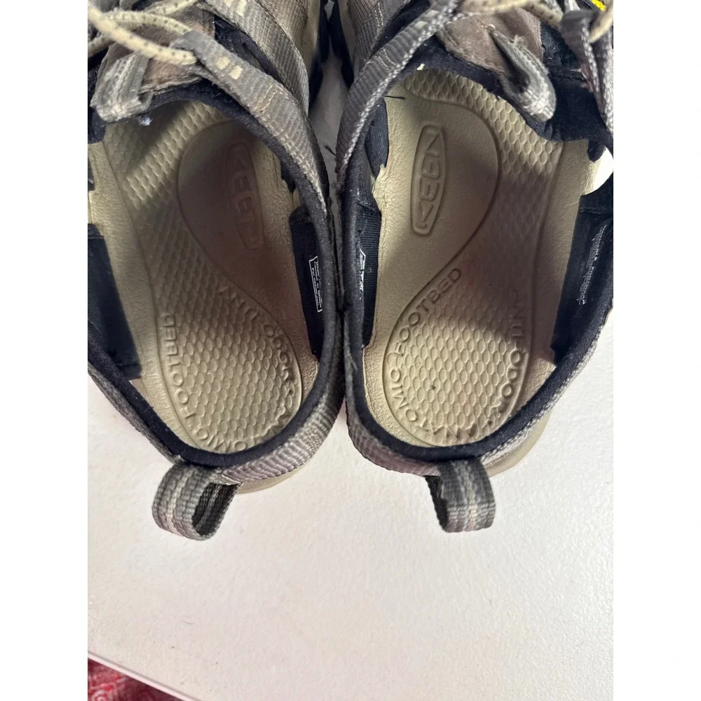 Keen Newport H2 Mens Sandals Gray Tan Waterproof Hiking Water Shoes 1012202 12